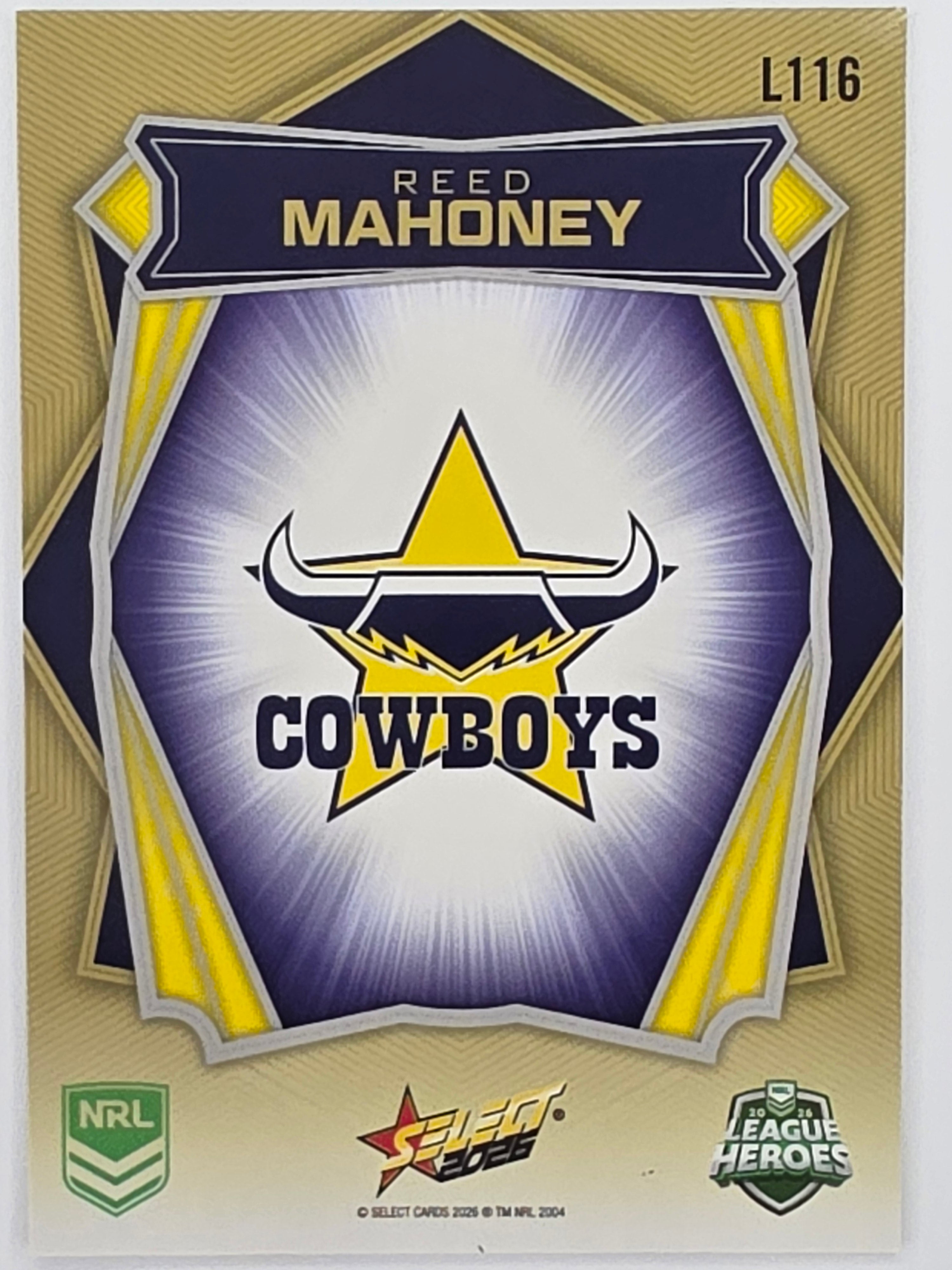 NRL 2026 League Heroes | Luminous | #L116 | Reed Mahoney | North Queensland Cowboys