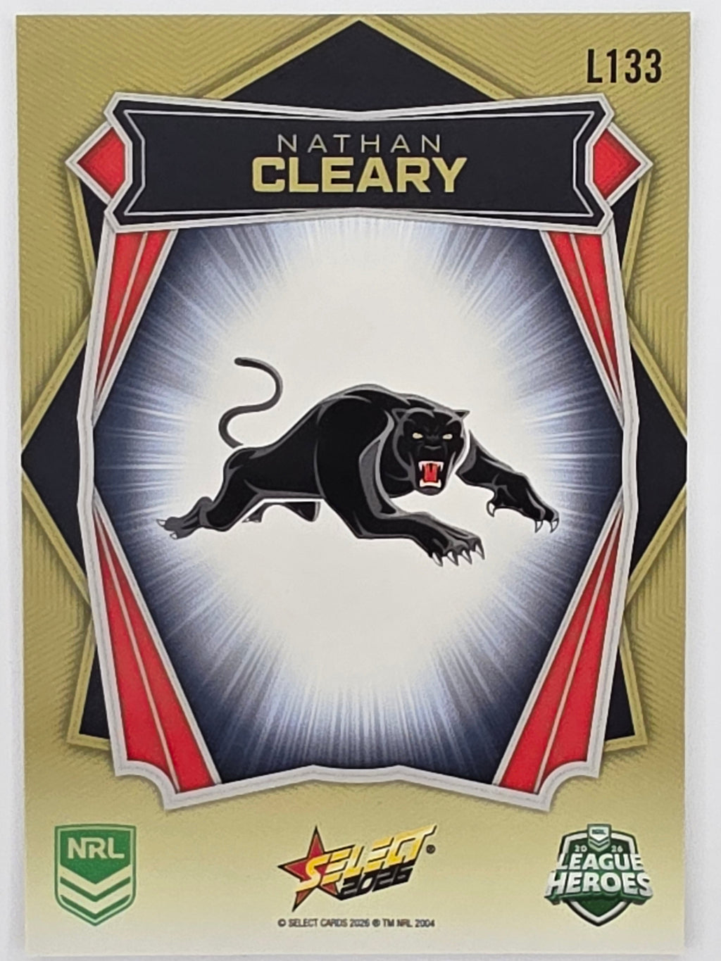 NRL 2026 League Heroes | Luminous | #L133 | Nathan Cleary | Penrith Panthers