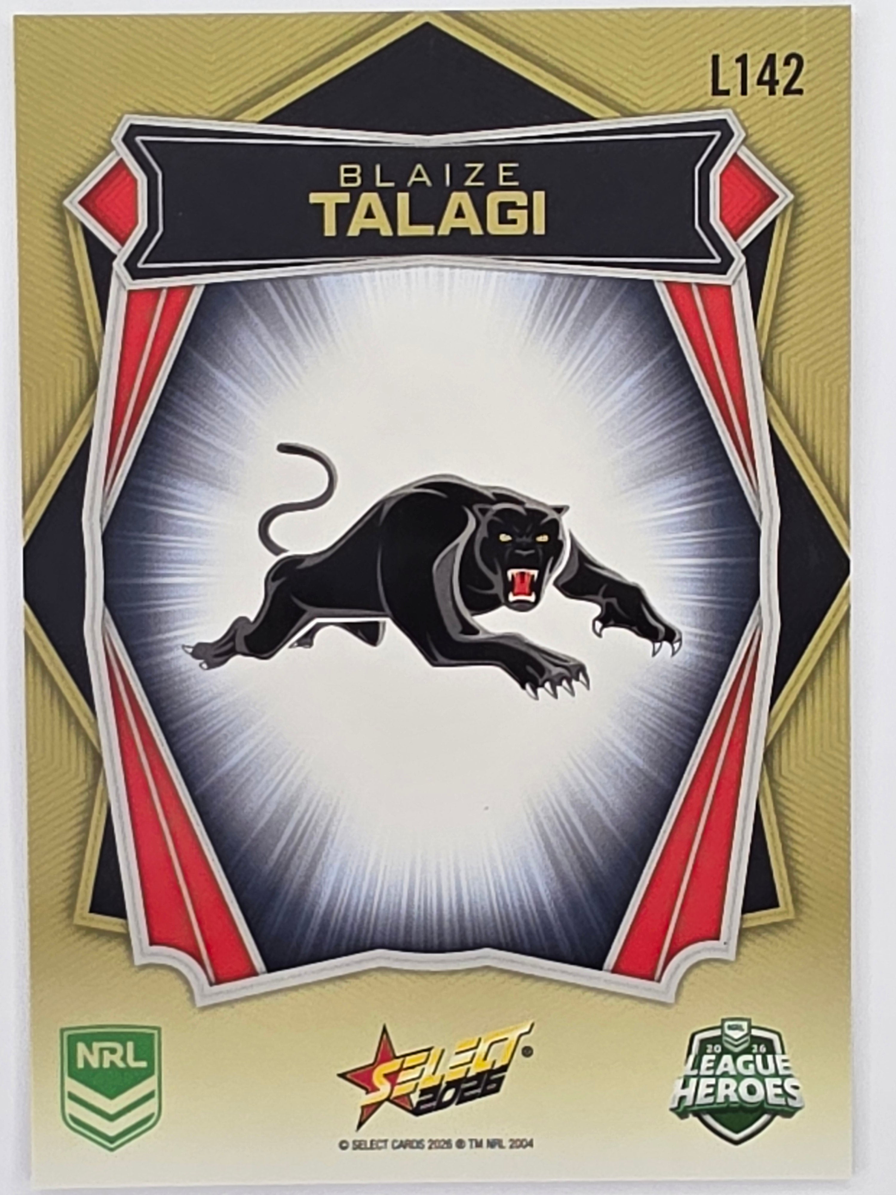 NRL 2026 League Heroes | Luminous | #L142 | Blaize Talagi | Penrith Panthers