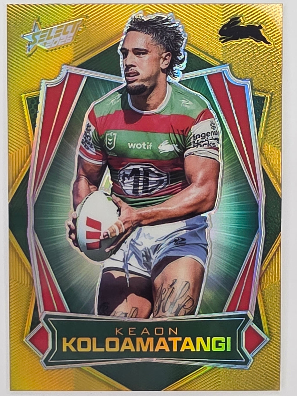 NRL 2026 League Heroes | Luminous | #L151 | Keaon Koloamatangi | South Sydney Rabbitohs