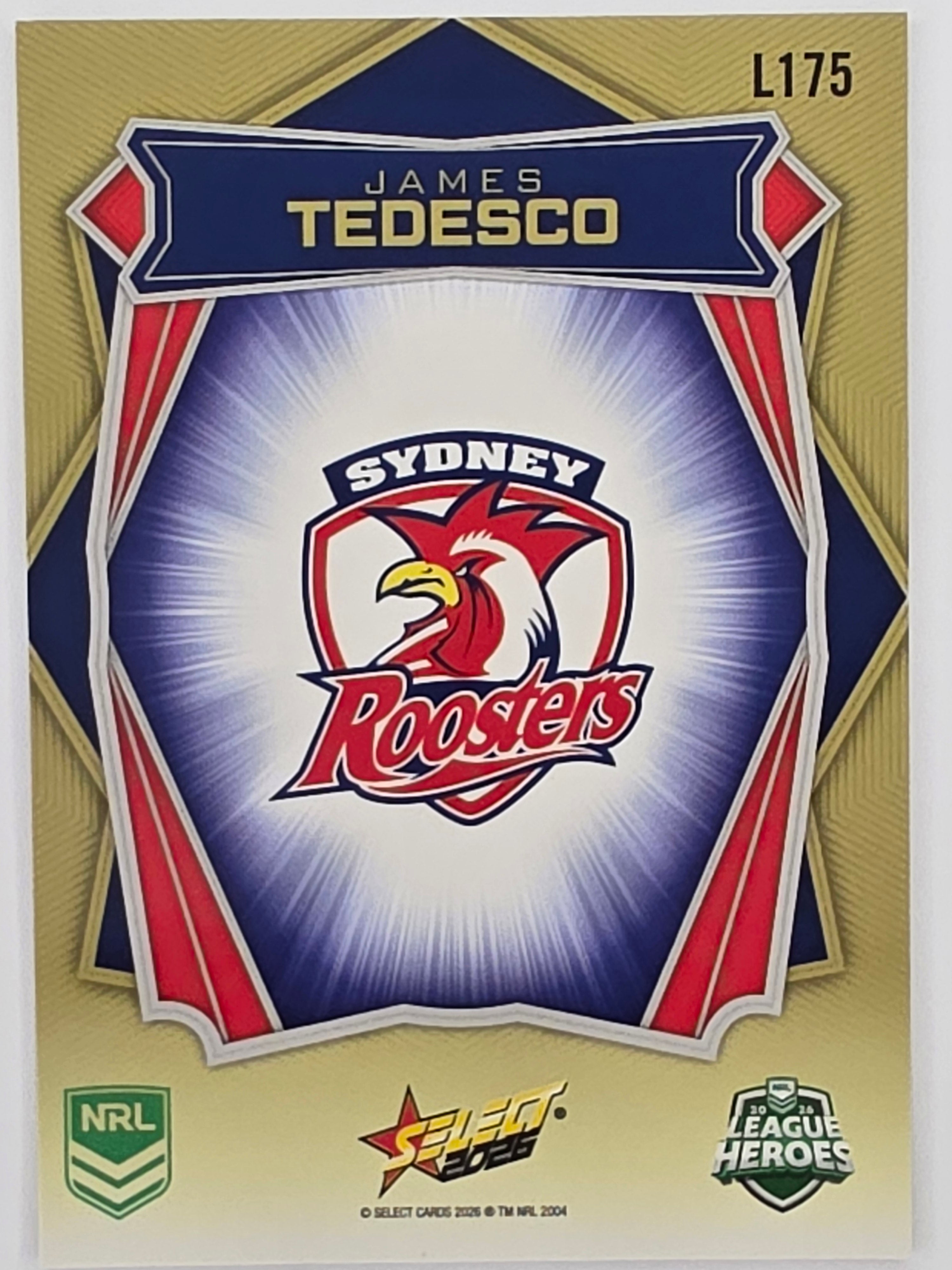 NRL 2026 League Heroes | Luminous | #L175 | James Tedesco | Sydney Roosters