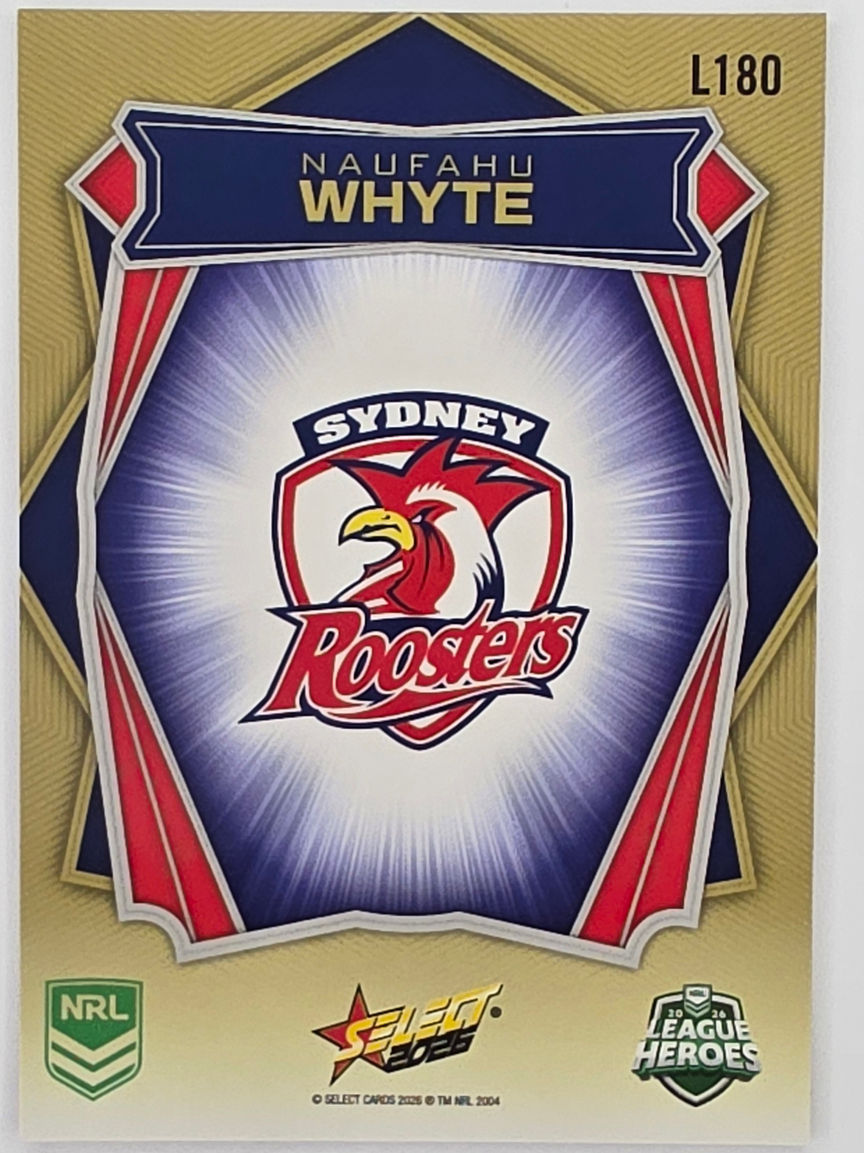 NRL 2026 League Heroes | Luminous | #L180 | Naufahu Whyte | Sydney Roosters