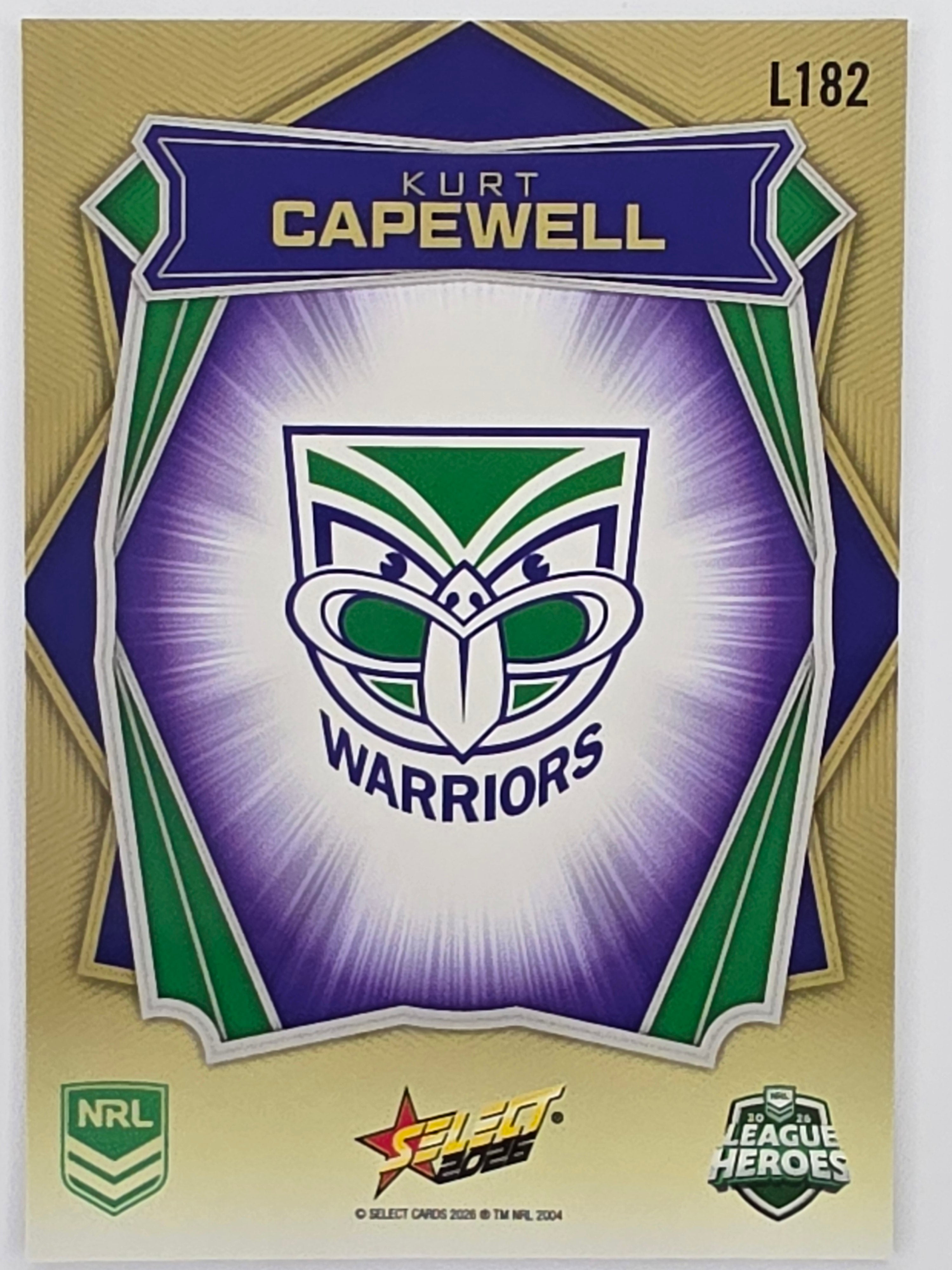 NRL 2026 League Heroes | Luminous | #L182 | Kurt Capewell | New Zealand Warriors