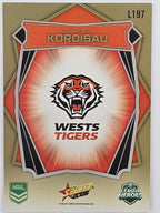 NRL 2026 League Heroes | Luminous | #L197 | Apisai Koroisau | Wests Tigers