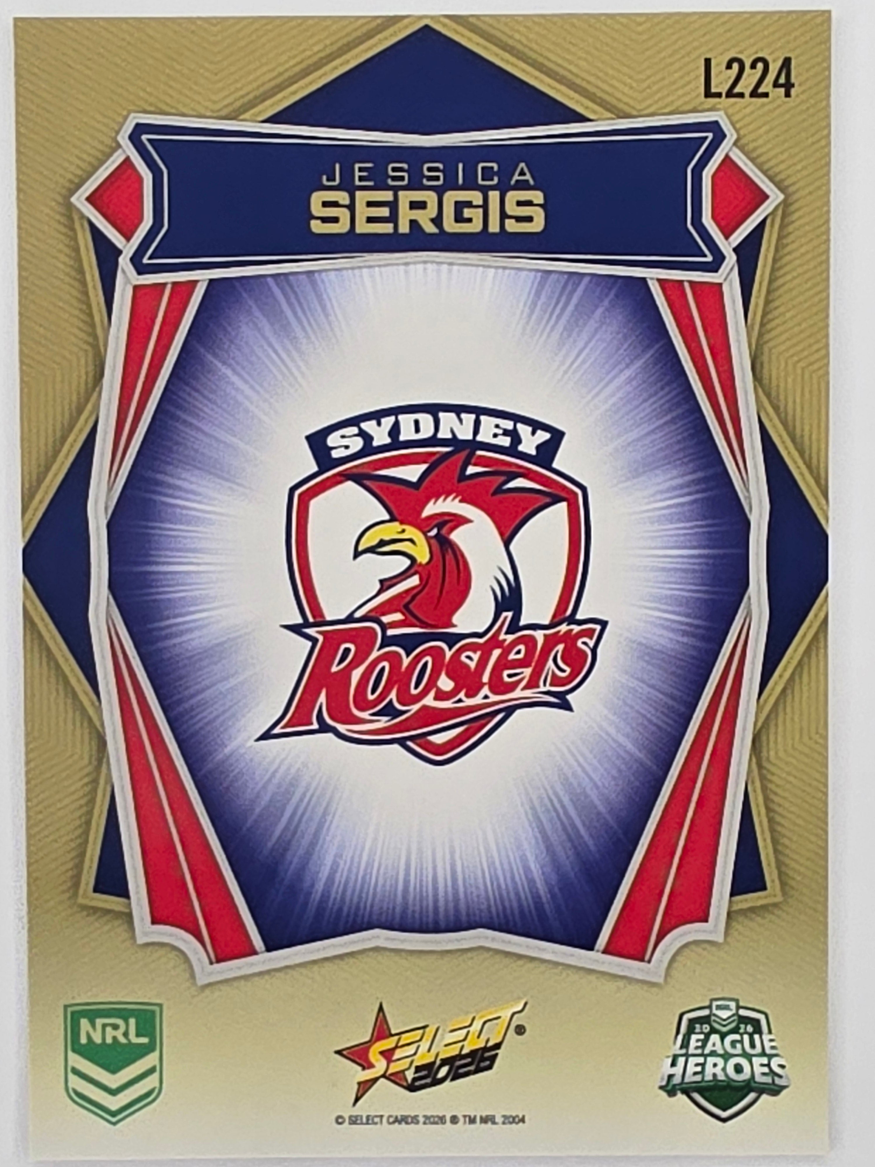NRL 2026 League Heroes | Luminous | #L224 | Jessica Sergis | NRLW Sydney Roosters