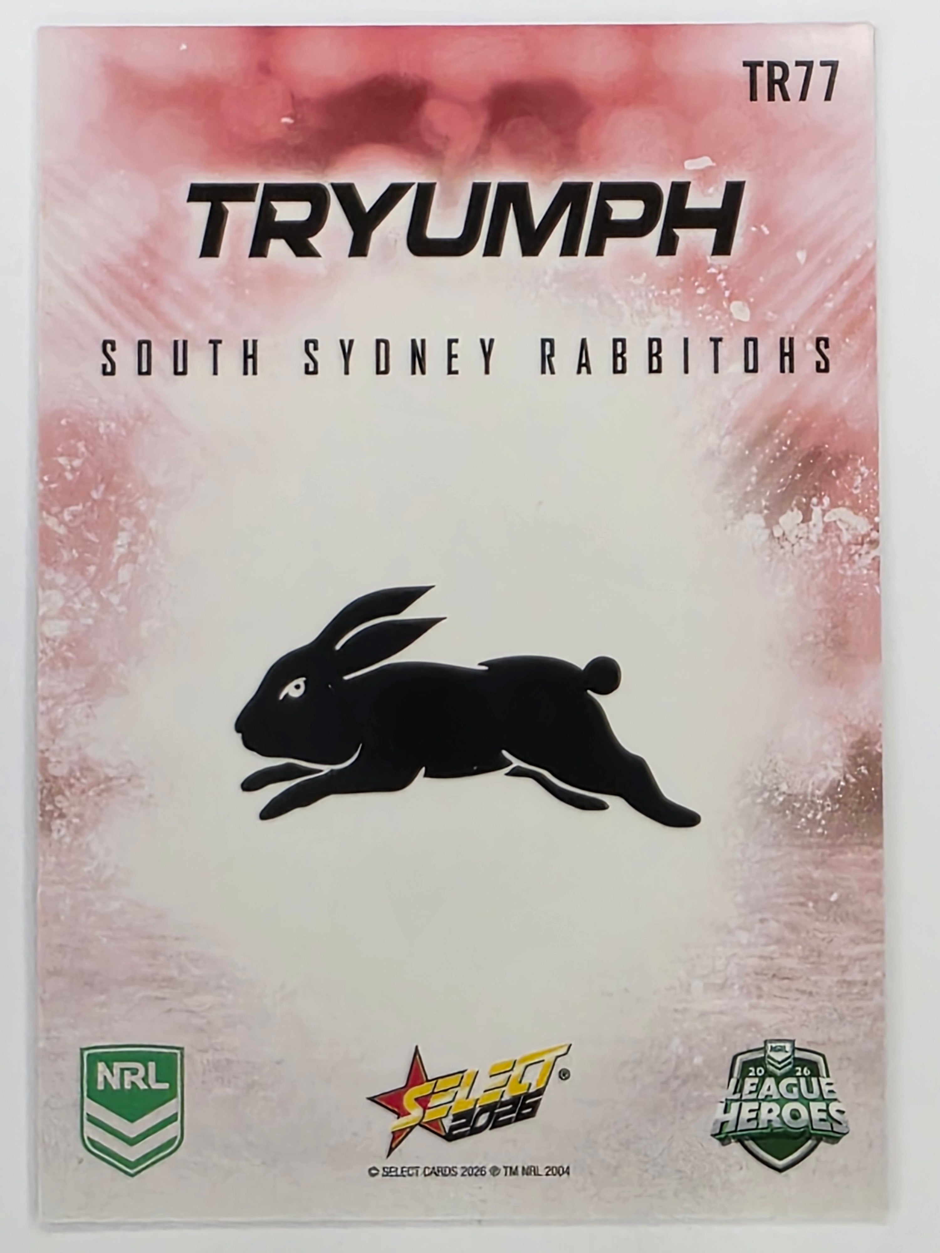 NRL 2026 League Heroes | Tryumph | #TR77 | Team | South Sydney Rabbitohs