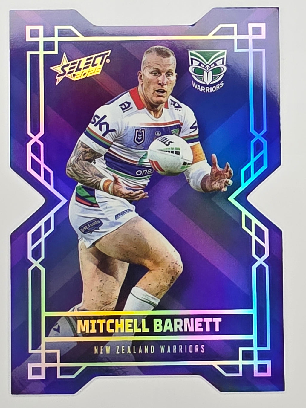 NRL 2026 League Heroes | Colours Diecut | #CD196 | Mitchell Barnett | New Zealand Warriors