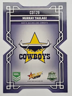 NRL 2026 League Heroes | Colours Diecut | #CD129 | Murray Taulagi | North Queensland Cowboys