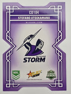 NRL 2026 League Heroes | Colours Diecut | #CD104 | Stefano Utoikamanu | Melbourne Storm