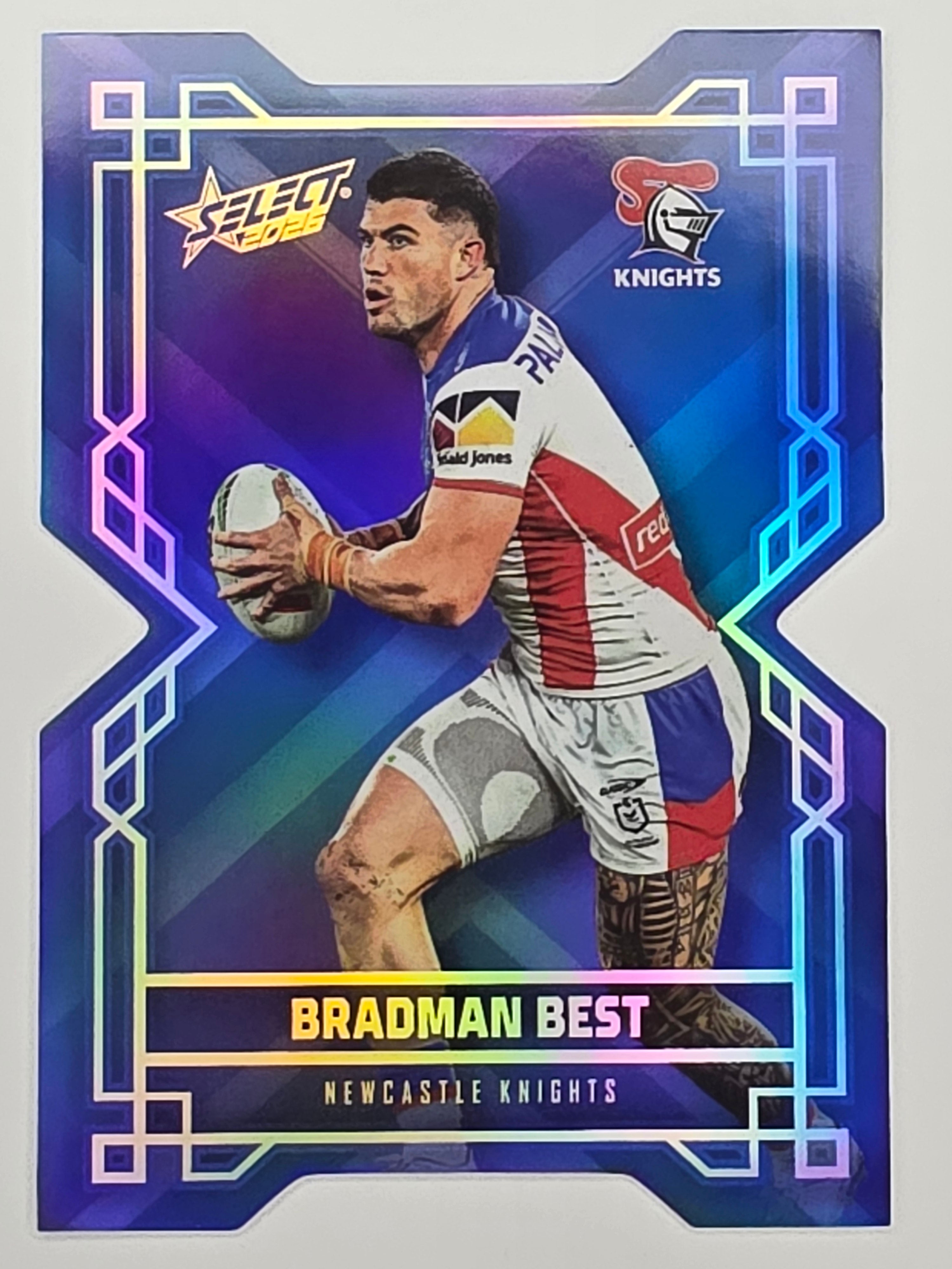 NRL 2026 League Heroes | Colours Diecut | #CD105 | Bradman Best | Newcastle Knights