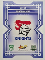 NRL 2026 League Heroes | Colours Diecut | #CD105 | Bradman Best | Newcastle Knights