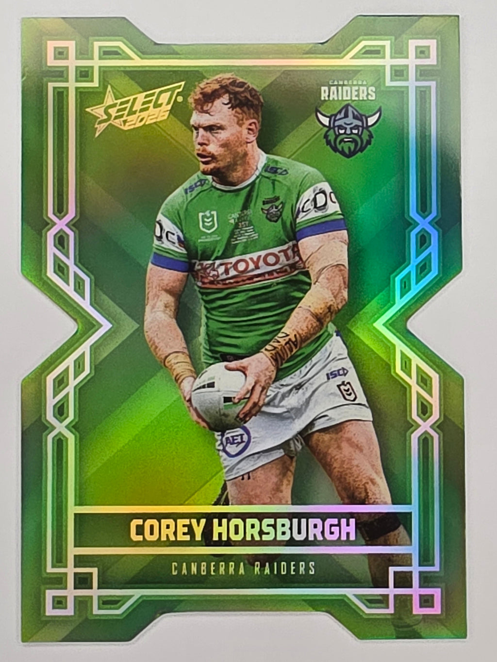 NRL 2026 League Heroes | Colours Diecut | #CD14 | Corey Horsburgh | Canberra Raiders