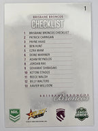 NRL 2026 League Heroes | Base | #001 | Logo | Brisbane Broncos