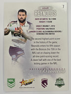 NRL 2026 League Heroes | Base | #007 |Adam Reynolds | Brisbane Broncos