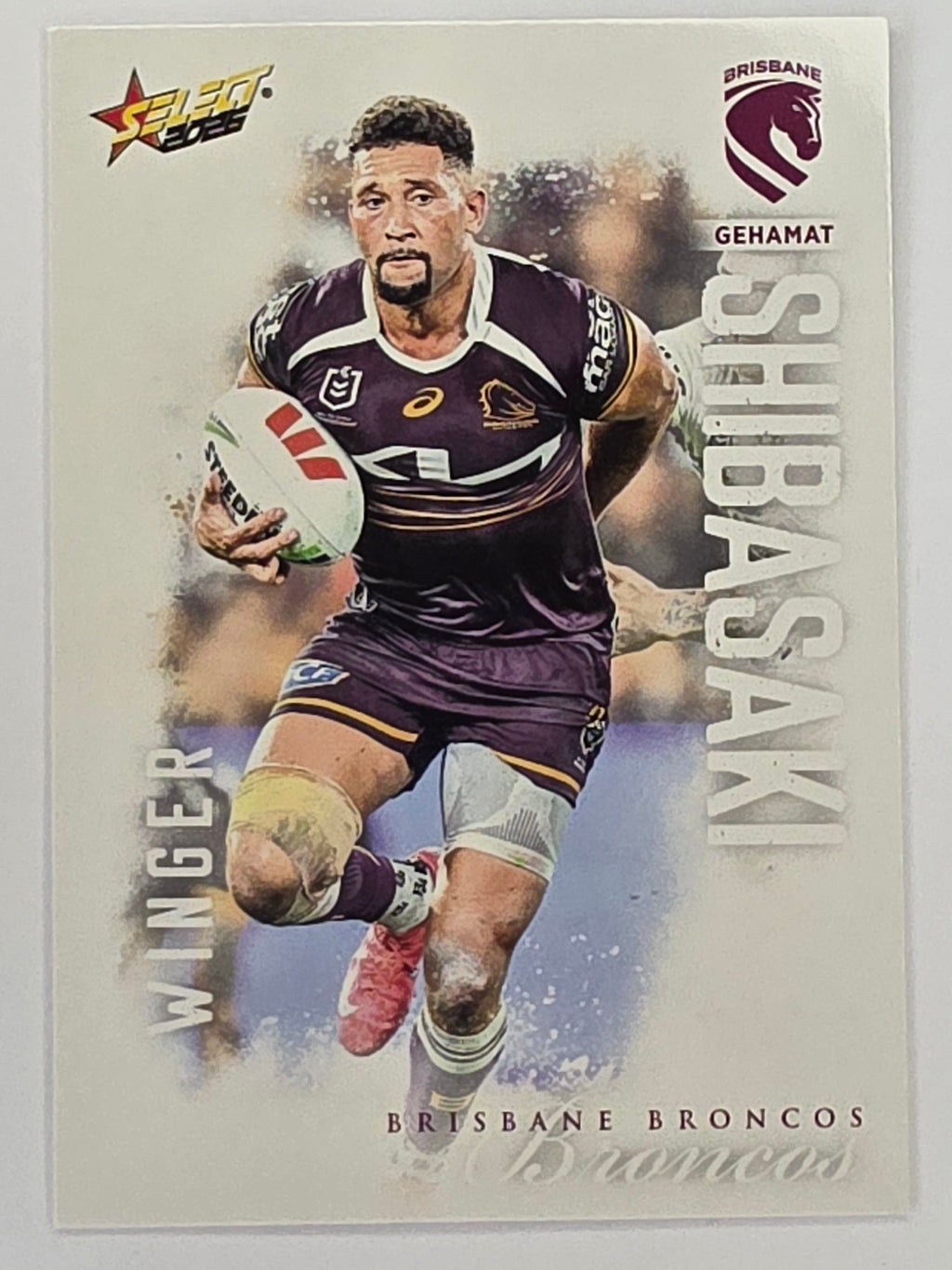 NRL 2026 League Heroes | Base | #009 | Gehamat Shibasaki | Brisbane Broncos