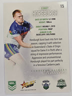 NRL 2026 League Heroes | Base | #015 | Corey Horsburgh | Canberra Raiders