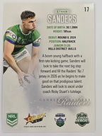 NRL 2026 League Heroes | Base | #017 | Ethan Sanders | Canberra Raiders
