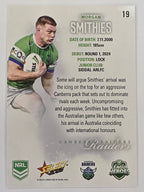 NRL 2026 League Heroes | Base | #019 | Morgan Smithies | Canberra Raiders