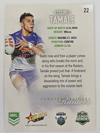 NRL 2026 League Heroes | Base | #022 | Savelio Tamale | Canberra Raiders