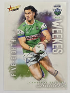 NRL 2026 League Heroes | Base | #025 | Kaeo Weekes | Canberra Raiders