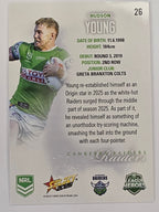 NRL 2026 League Heroes | Base | #026 | Hudson Young | Canberra Raiders