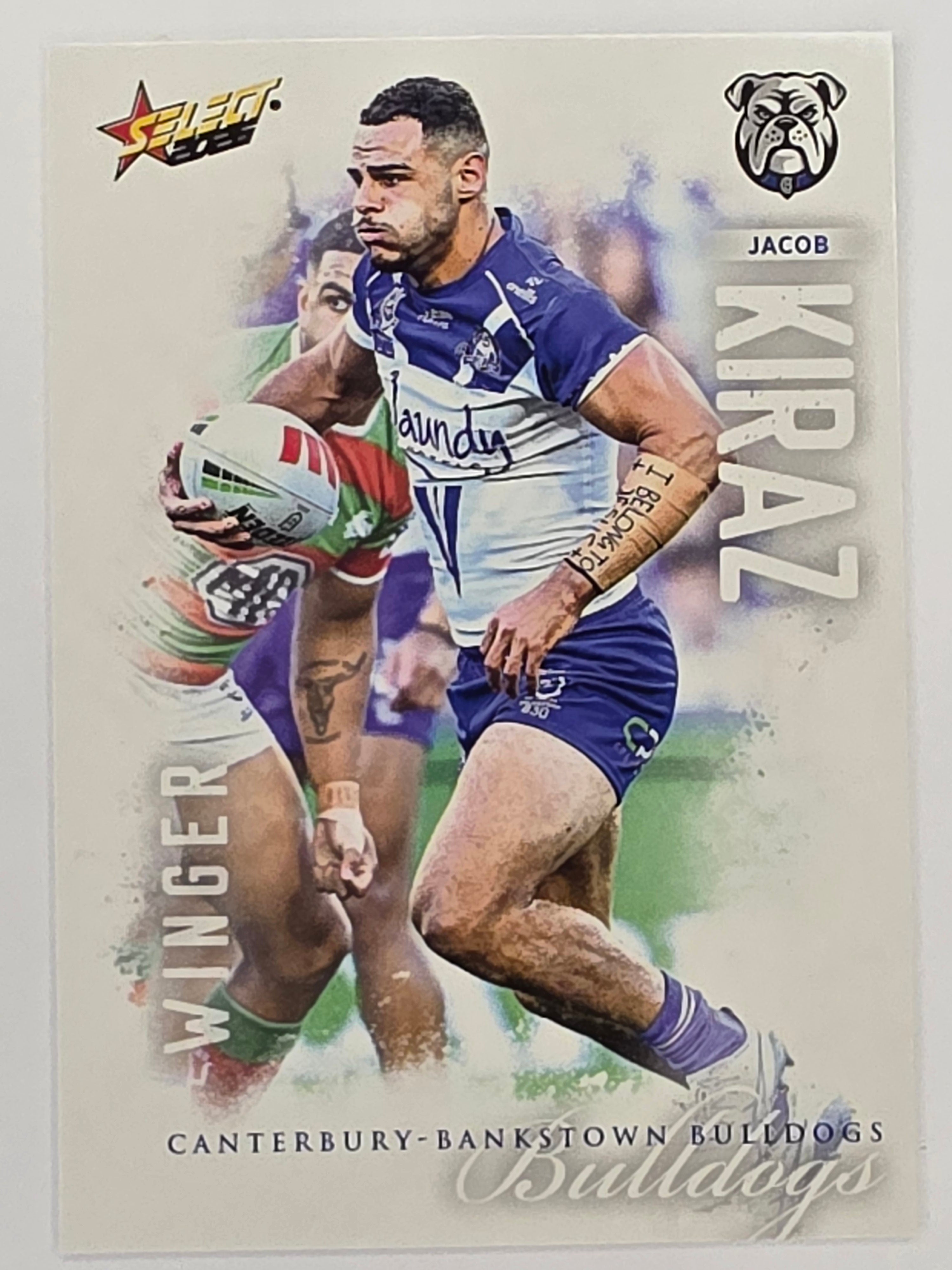 NRL 2026 League Heroes | Base | #034 | Jacob Kiraz | Canterbury Bulldogs