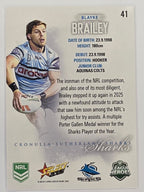 NRL 2026 League Heroes | Base | #041 | Blayke Brailey | Cronulla Sharks