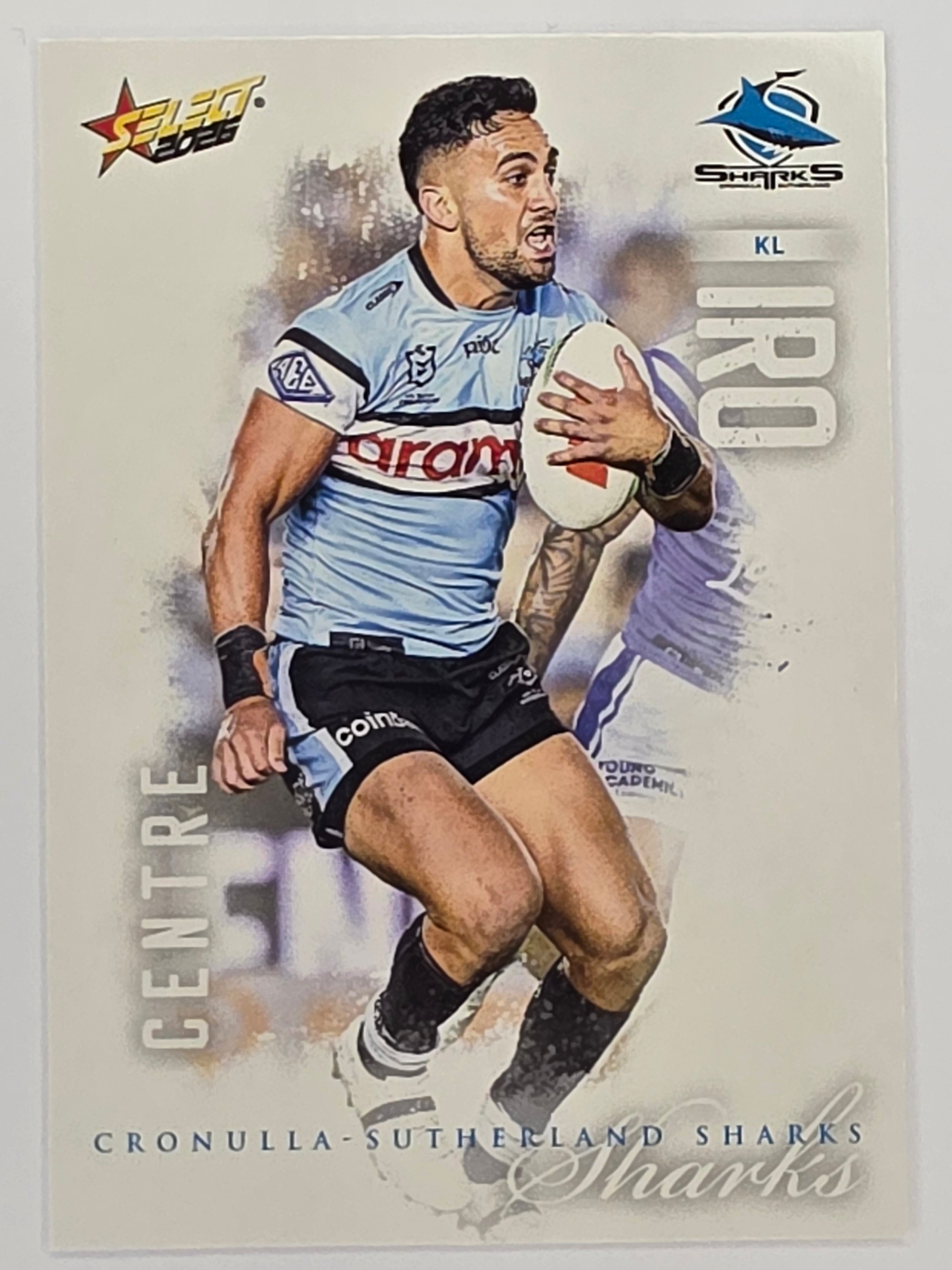 NRL 2026 League Heroes | Base | #045 | KL Iro | Cronulla Sharks