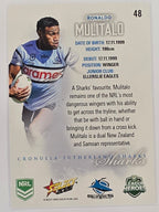 NRL 2026 League Heroes | Base | #048 | Ronaldo Mulitalo | Cronulla Sharks