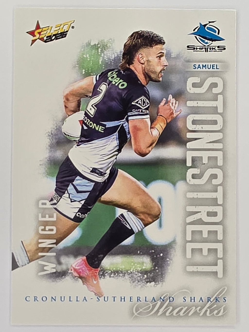 NRL 2026 League Heroes | Base | #051 | Samuel Stonestreet | Cronulla Sharks