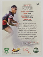 NRL 2026 League Heroes | Base | #058 | Jamayne Isaako | Dolphins