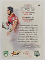 NRL 2026 League Heroes | Base | #062 | Kodi Nikorima | Dolphins