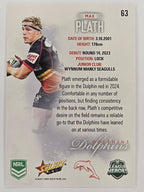 NRL 2026 League Heroes | Base | #063 | Max Plath | Dolphins