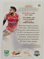 NRL 2026 League Heroes | Base | #065 | Hamiso Tabuai-Fidow | Dolphins