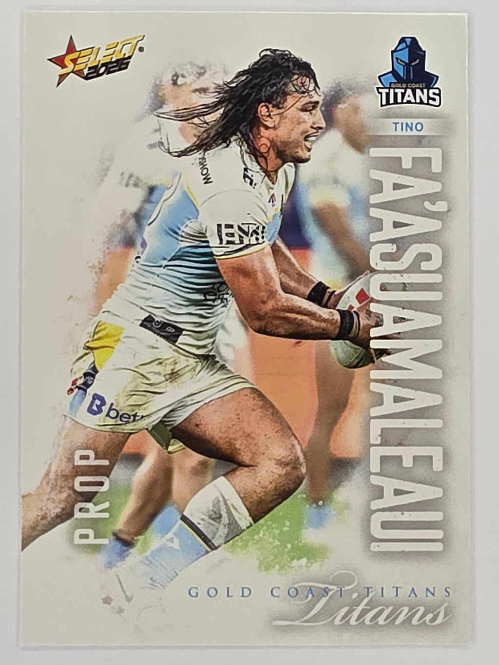 NRL 2026 League Heroes | Base | #071 | Tino Fa’asuamaleaui | Gold Coast Titans