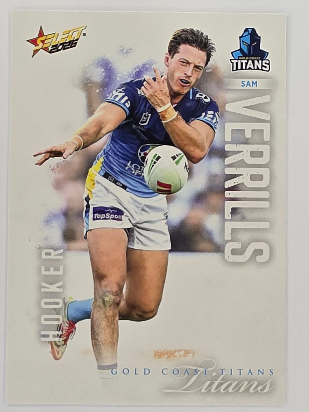 NRL 2026 League Heroes | Base | #078 | Sam Verrills | Gold Coast Titans