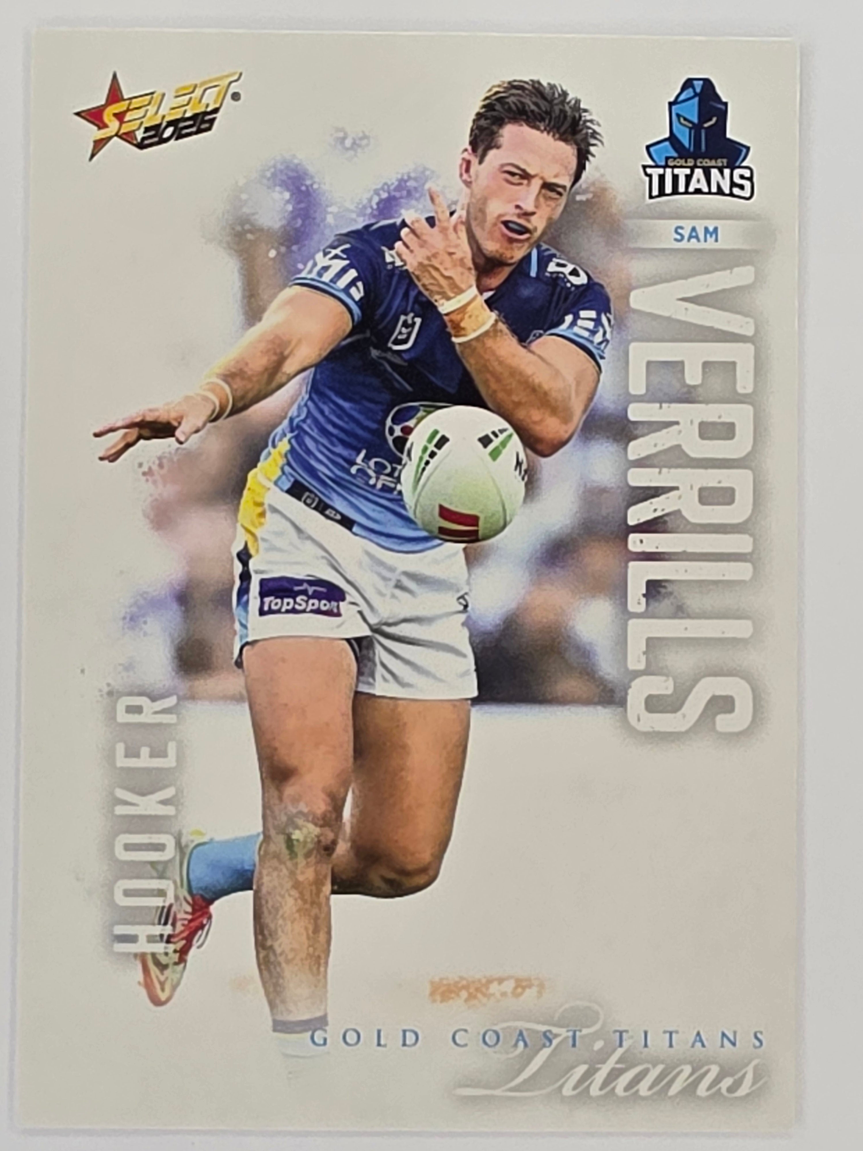 NRL 2026 League Heroes | Base | #078 | Sam Verrills | Gold Coast Titans