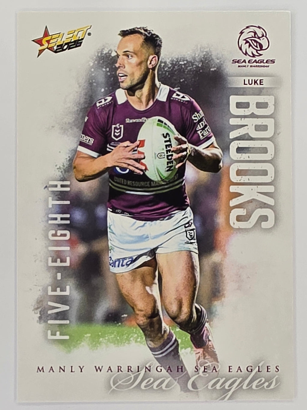 NRL 2026 League Heroes | Base | #080 | Luke Brooks | Manly Sea Eagles