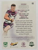 NRL 2026 League Heroes | Base | #083 | Reuben Garrick | Manly Sea Eagles