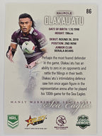 NRL 2026 League Heroes | Base | #086 | Haumole Olakau’atu | Manly Sea Eagles