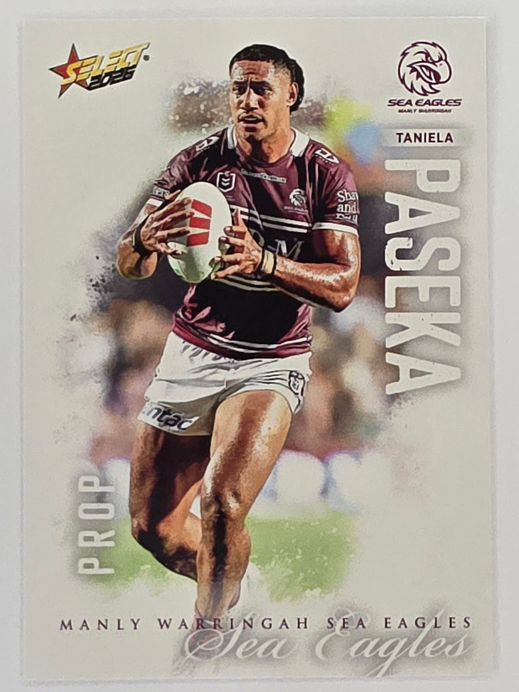 NRL 2026 League Heroes | Base | #087 | Taniela Paseka | Manly Sea Eagles
