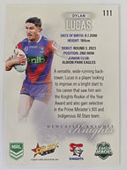 NRL 2026 League Heroes | Base | #111 | Dylan Lucas | Newcastle Knights