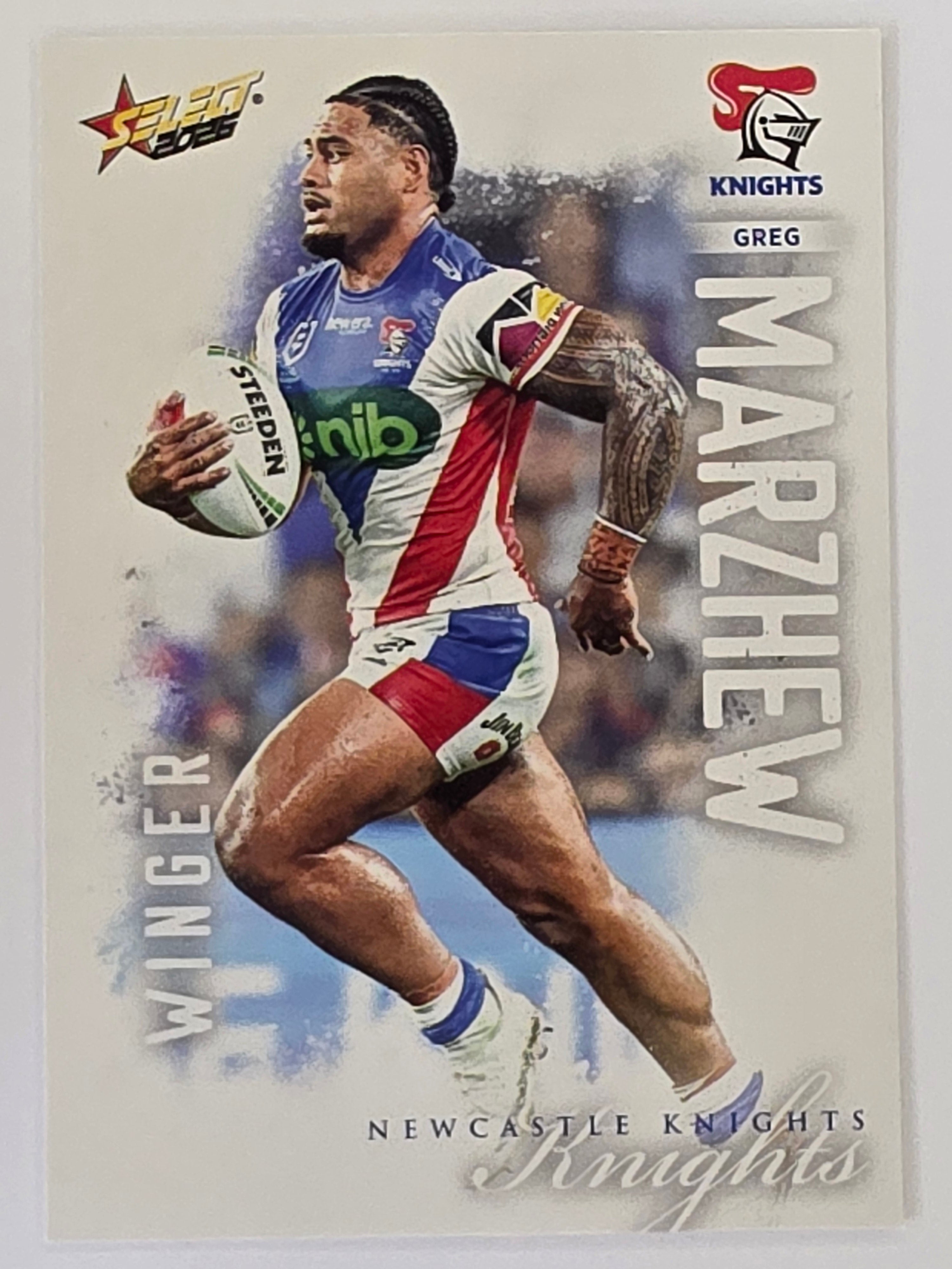 NRL 2026 League Heroes | Base | #112 | Greg Marzhew | Newcastle Knights