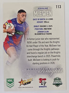 NRL 2026 League Heroes | Base | #113 | Jermaine McEwen | Newcastle Knights