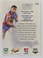 NRL 2026 League Heroes | Base | #115 | Jacob Saifiti | Newcastle Knights