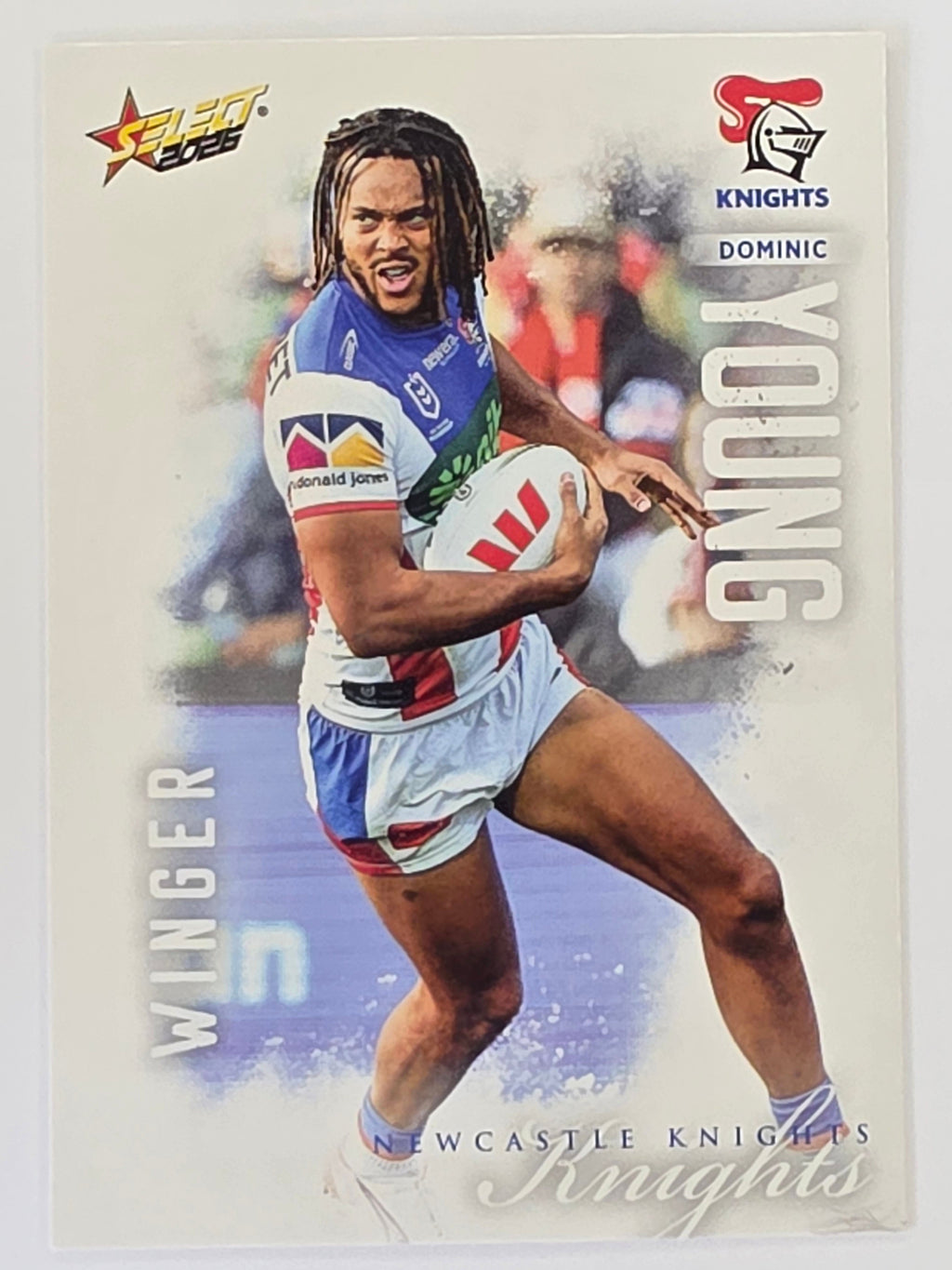 NRL 2026 League Heroes | Base | #117 | Dominic Young | Newcastle Knights