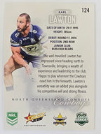 NRL 2026 League Heroes | Base | #124 | Karl Lawton | North Queensland Cowboys