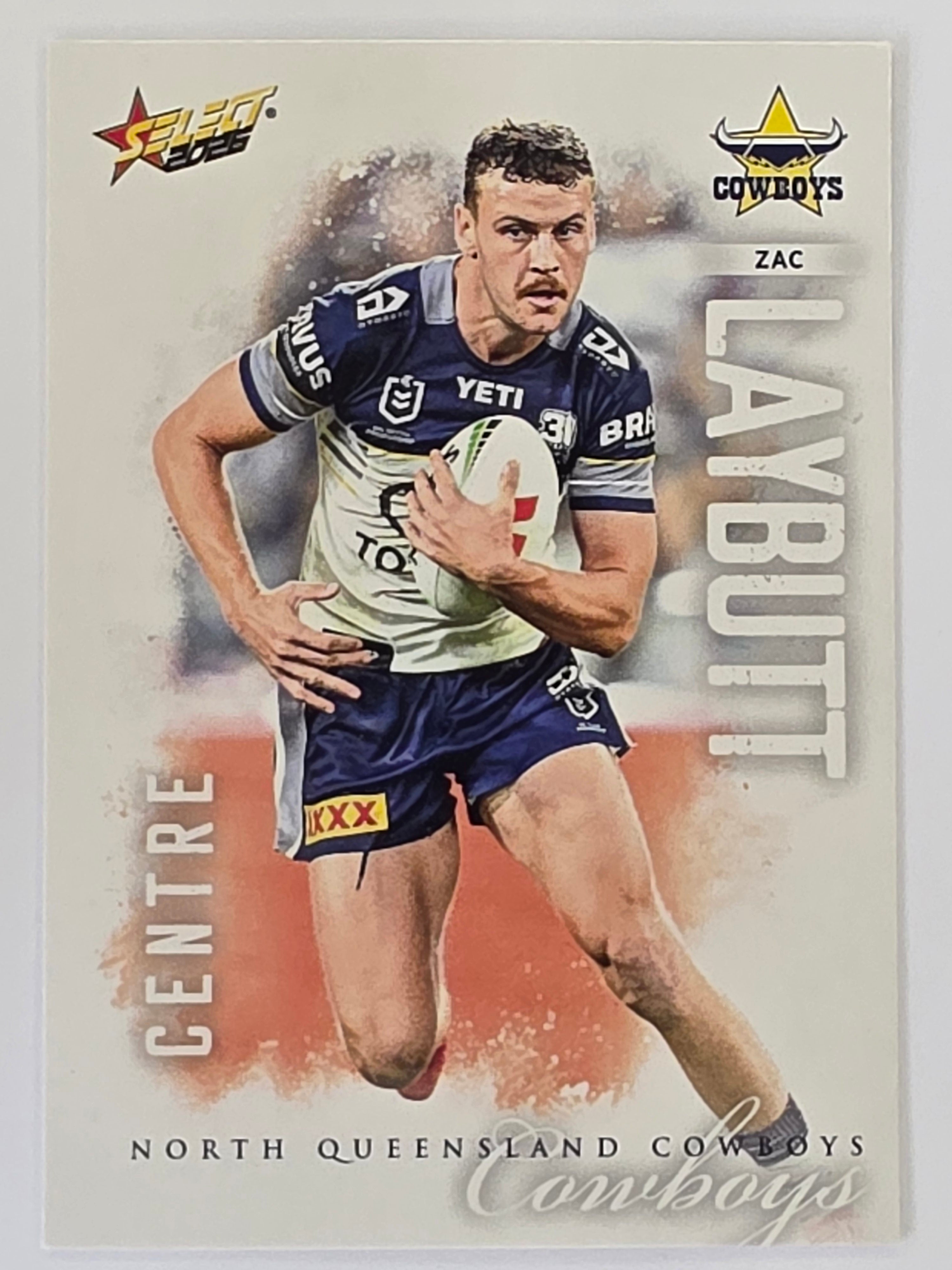 NRL 2026 League Heroes | Base | #125 | Zac Laybutt | North Queensland Cowboys
