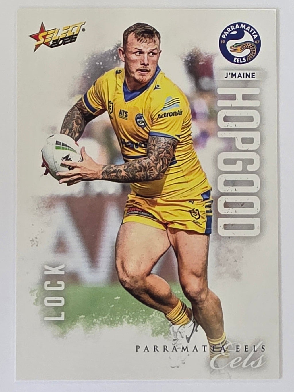 NRL 2026 League Heroes | Base | #133 | J’maine Hopgood | Parramatta Eels