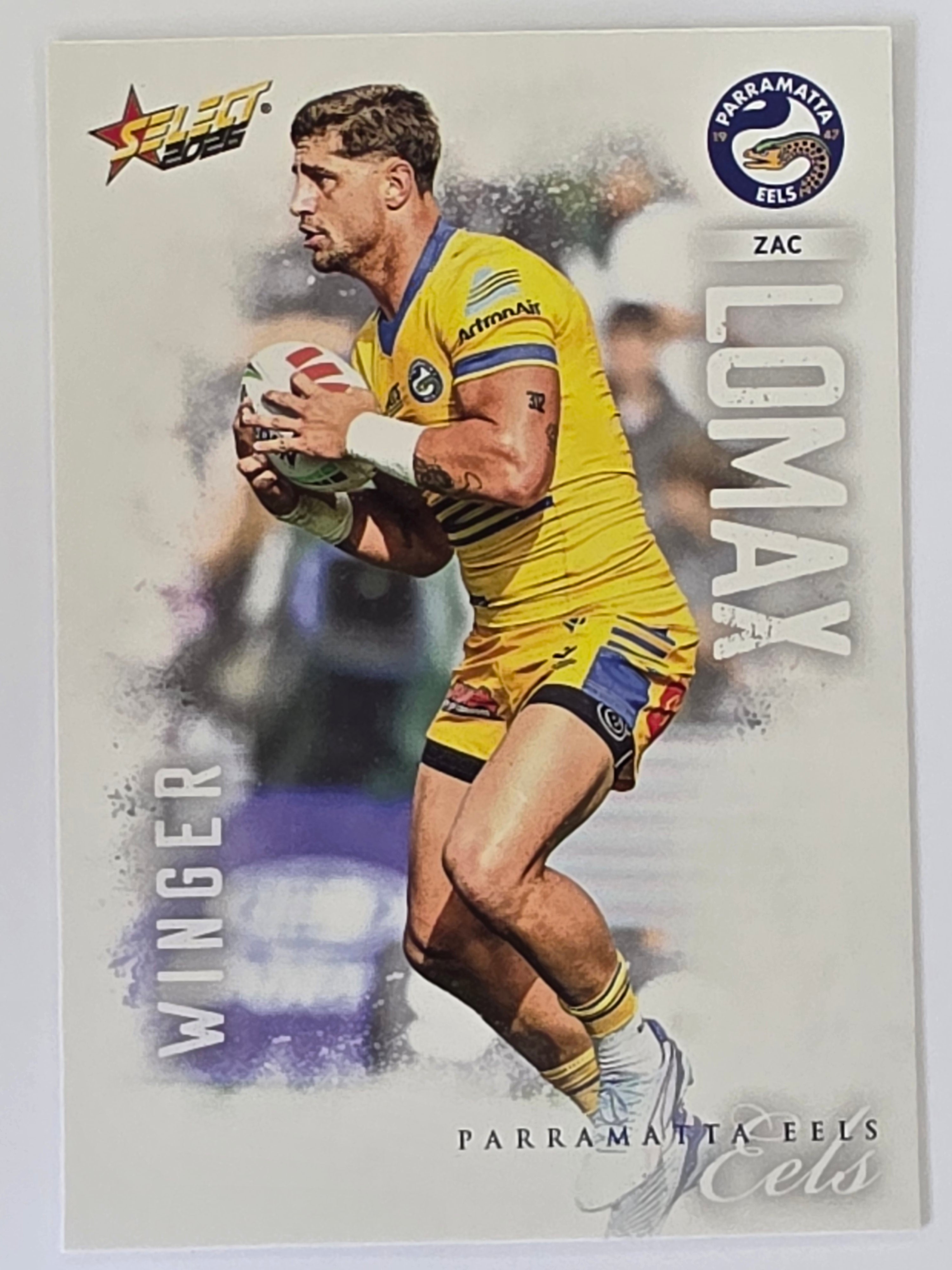 NRL 2026 League Heroes | Base | #135 | Zac Lomax | Parramatta Eels